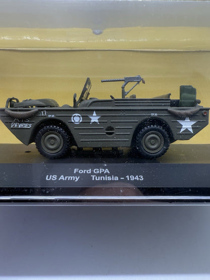 Eaglemoss 1:43 Ford GPA US Army Tunisia 1943 Die-Cast Military Vehicle