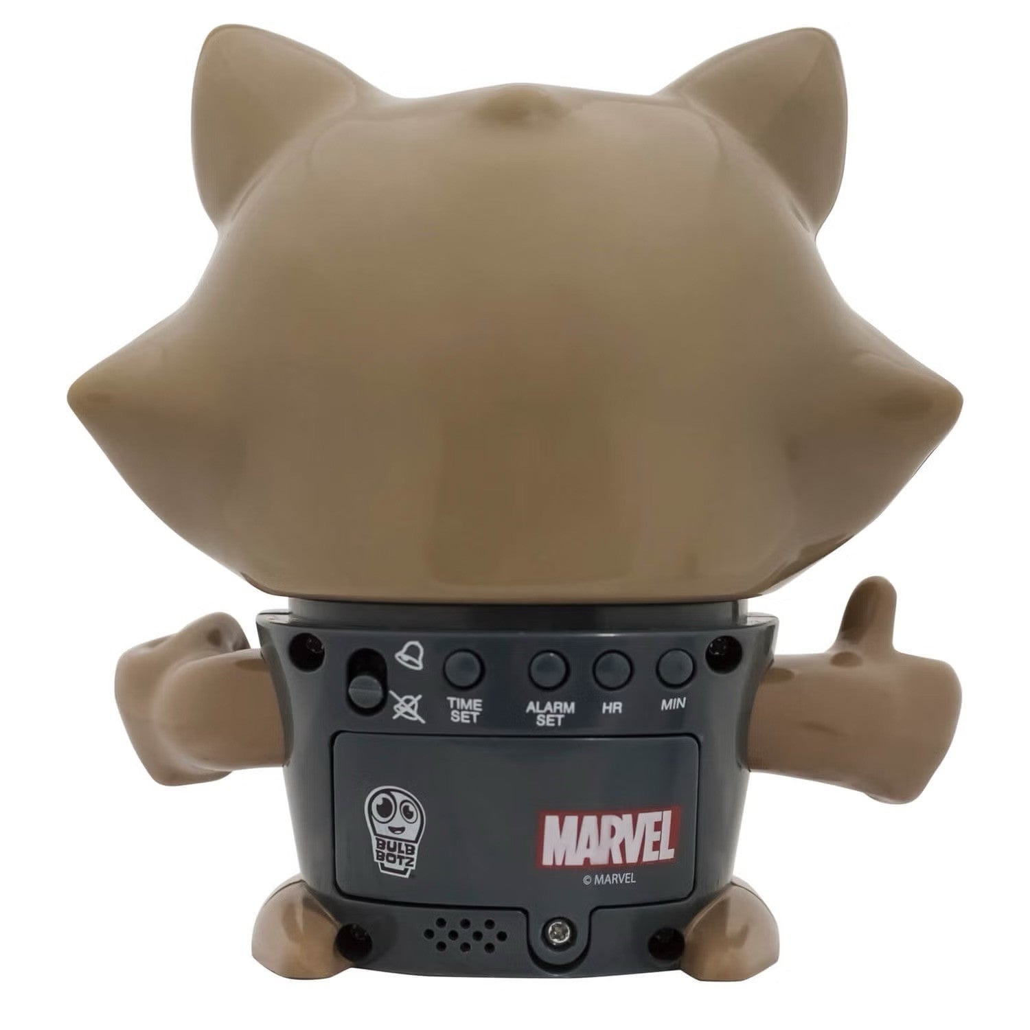 BulbBotz Marvel Avengers Rocket Raccoon Night Light Alarm Clock