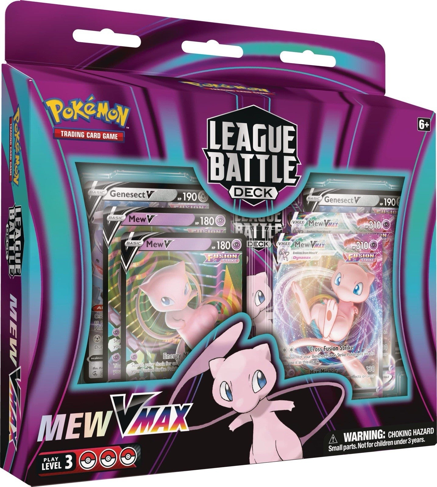 Pokémon TCG Mew VMAX League Battle Deck – 60 Card Ready-to-Play Deck