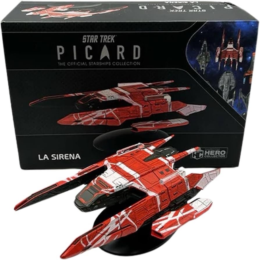 Eaglemoss Star Trek Picard La Sirena Starship Model with Magazine