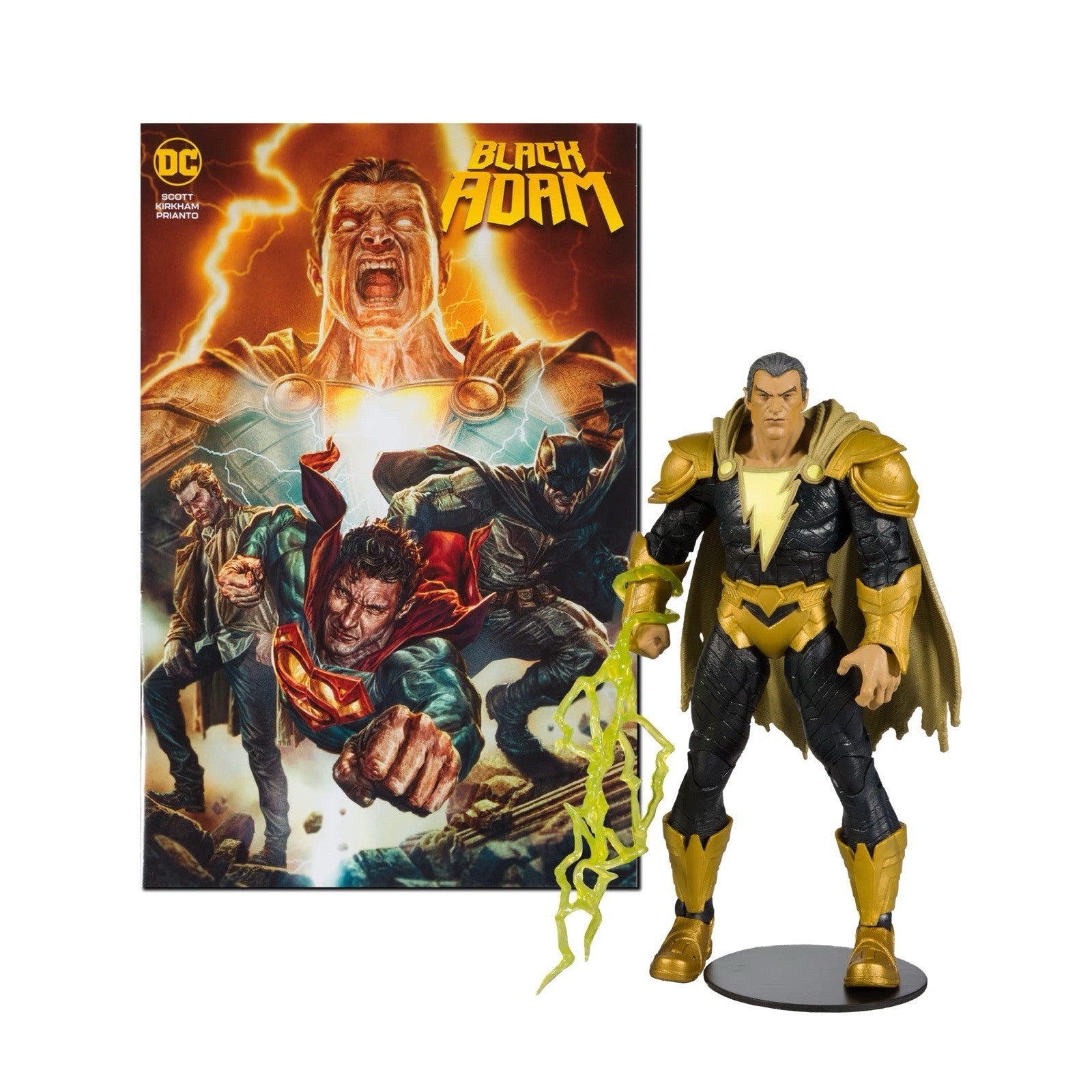 McFarlane DC Direct Page Punchers Black Adam Figure with Exclusive Comic