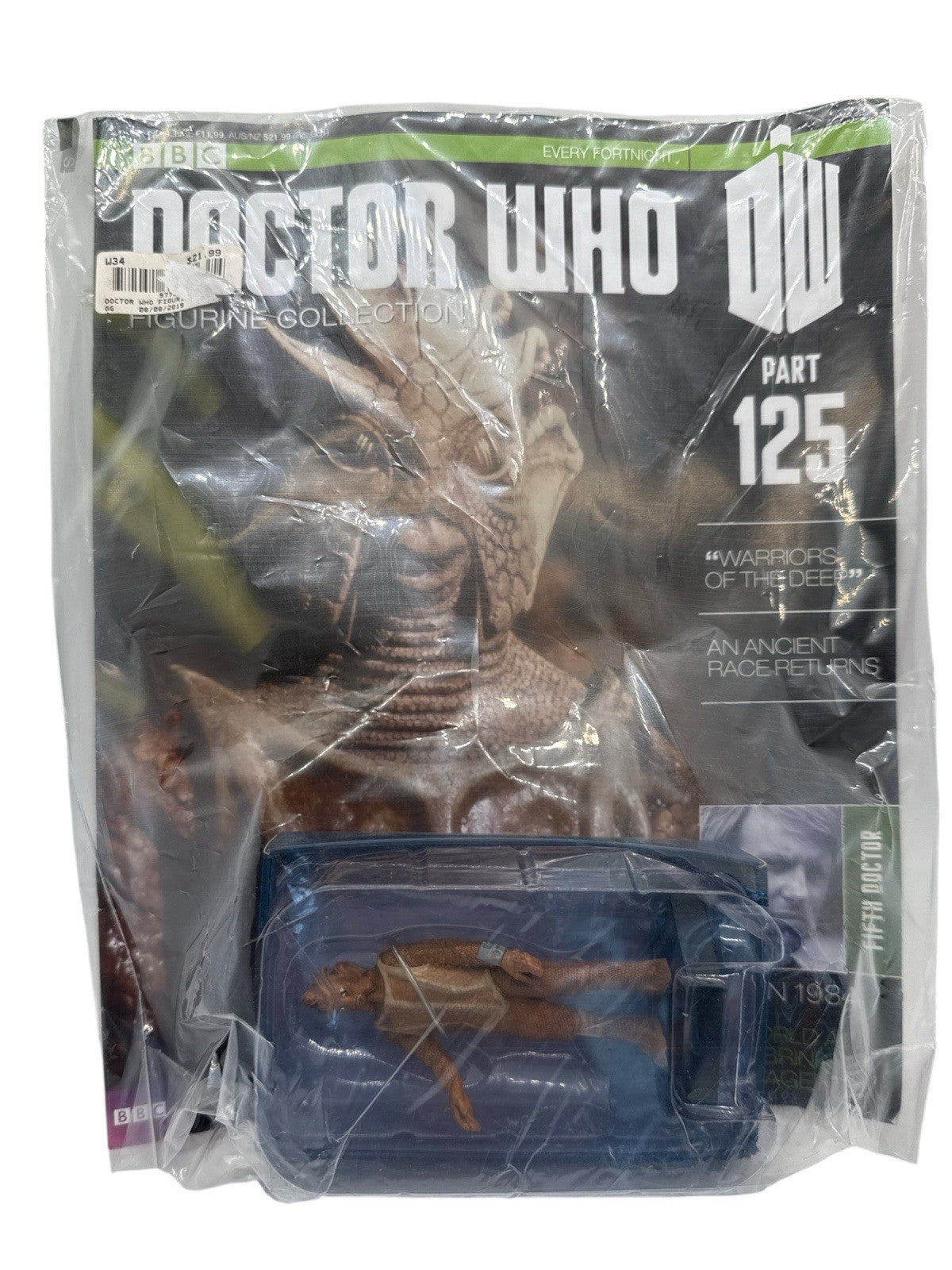 Eaglemoss Doctor Who Figurine Collection #125 Silurian w/ Magazine