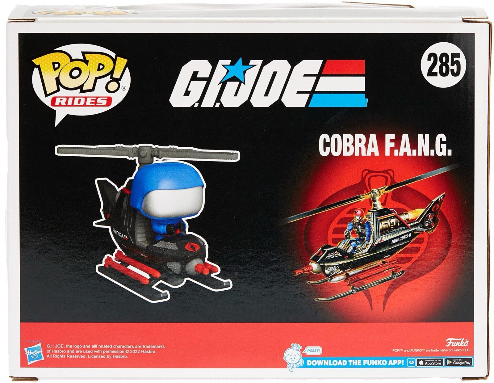 Funko Pop! Rides G.I. Joe Cobra F.A.N.G. #285 Special Edition Vinyl Figure