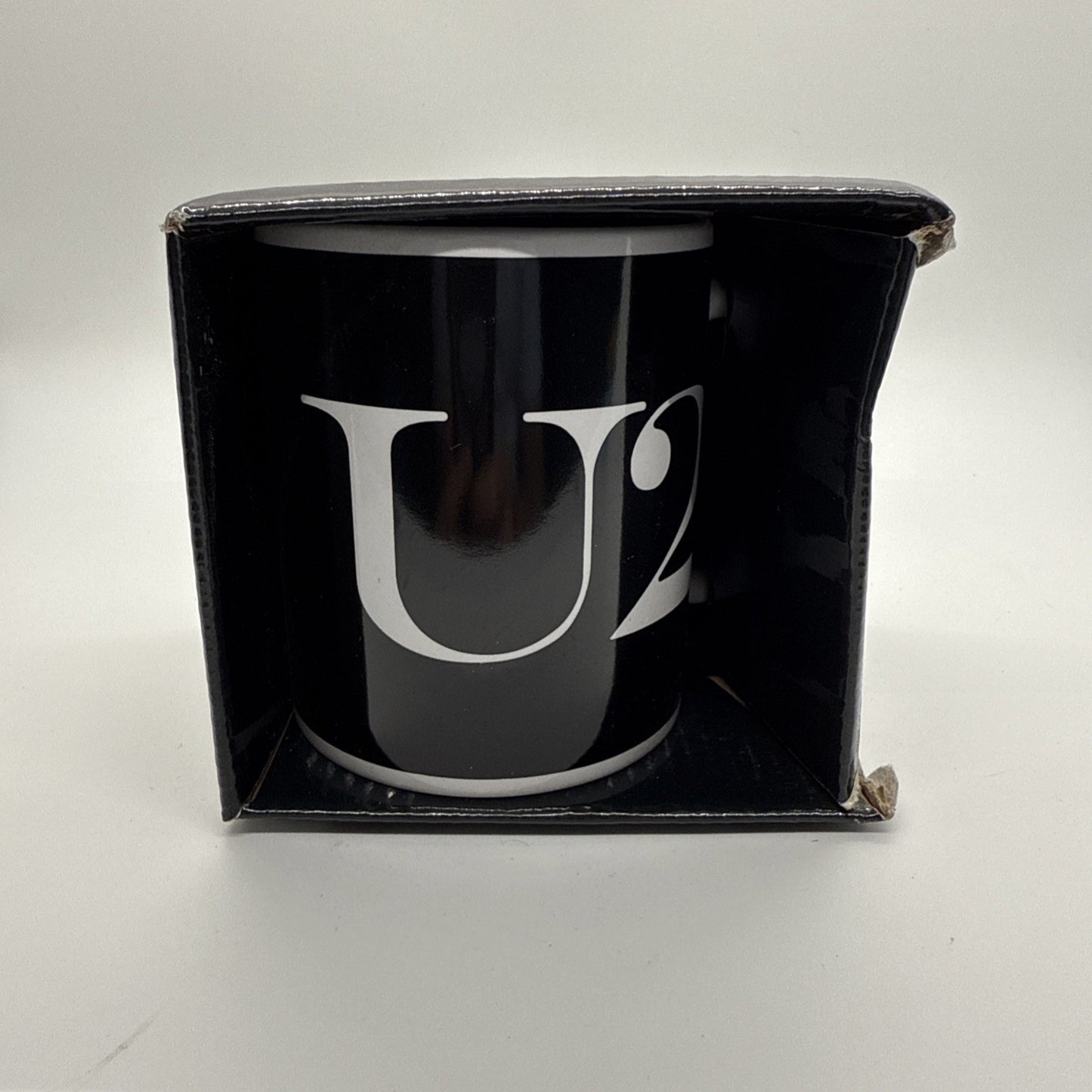 U2 Official Black Ceramic Mug – Box Damaged Slightly