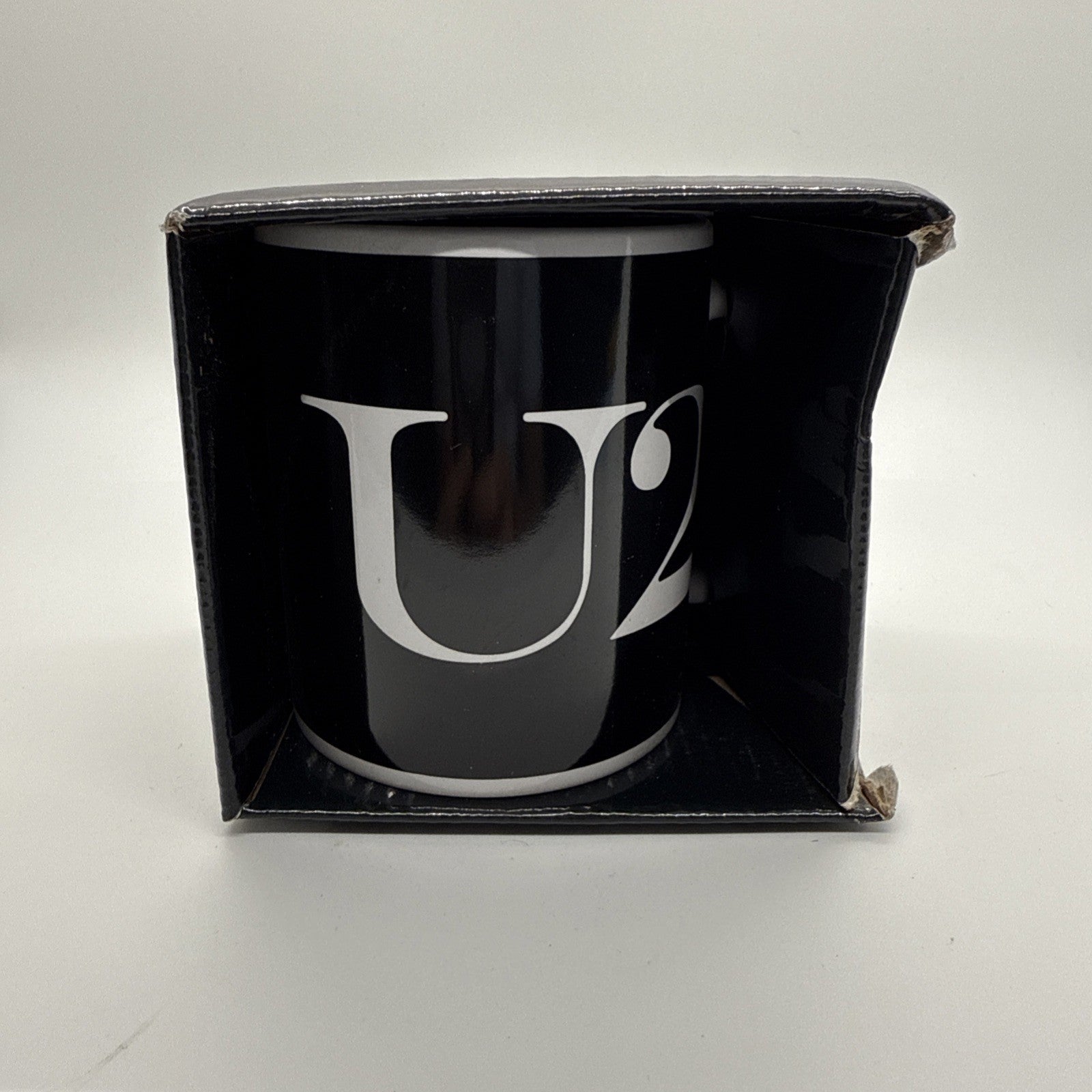 U2 Official Black Ceramic Mug – Box Damaged Slightly