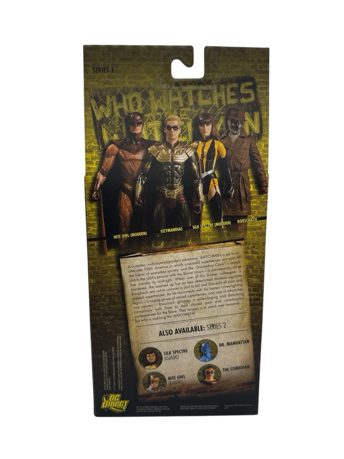 DC Direct Watchmen Rorschach Collector Action Figure Series 1