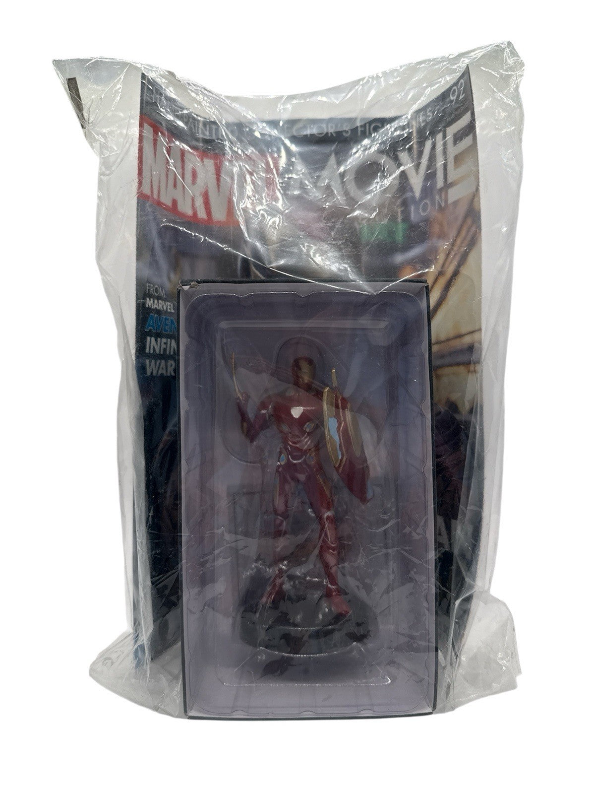 Eaglemoss Marvel Movie Figurine Collection #92 Iron Man Mark 50 with Magazine
