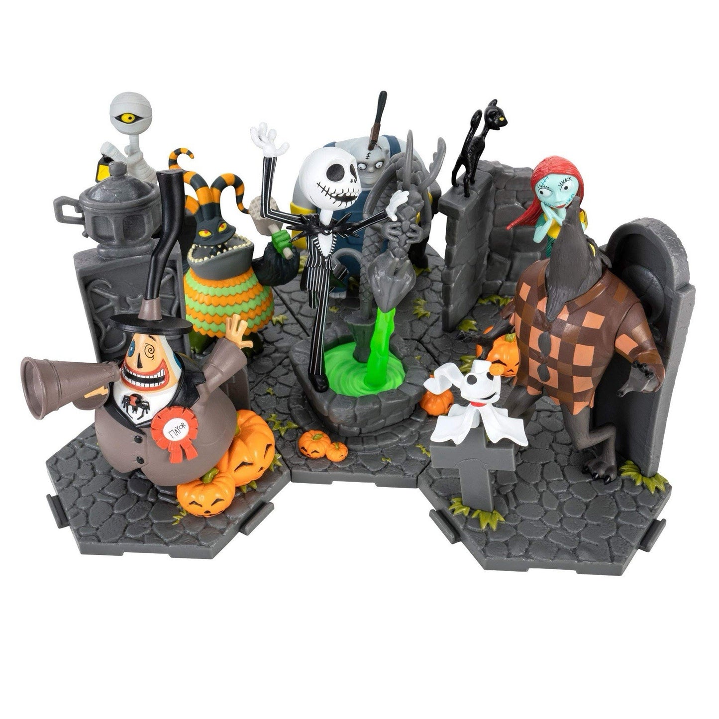 Zōteki Nightmare Before Christmas Harlequin Demon & Mummy Boy Figure Set