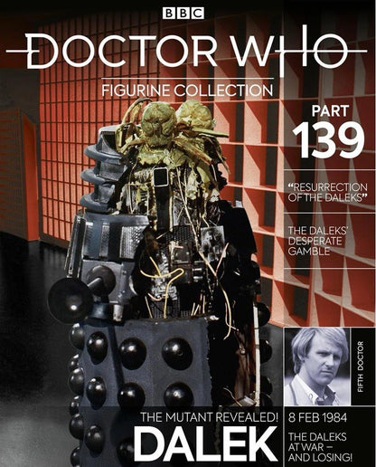 Eaglemoss Doctor Who Figurine Collection #139 Exposed Dalek Mutant w/ Magazine