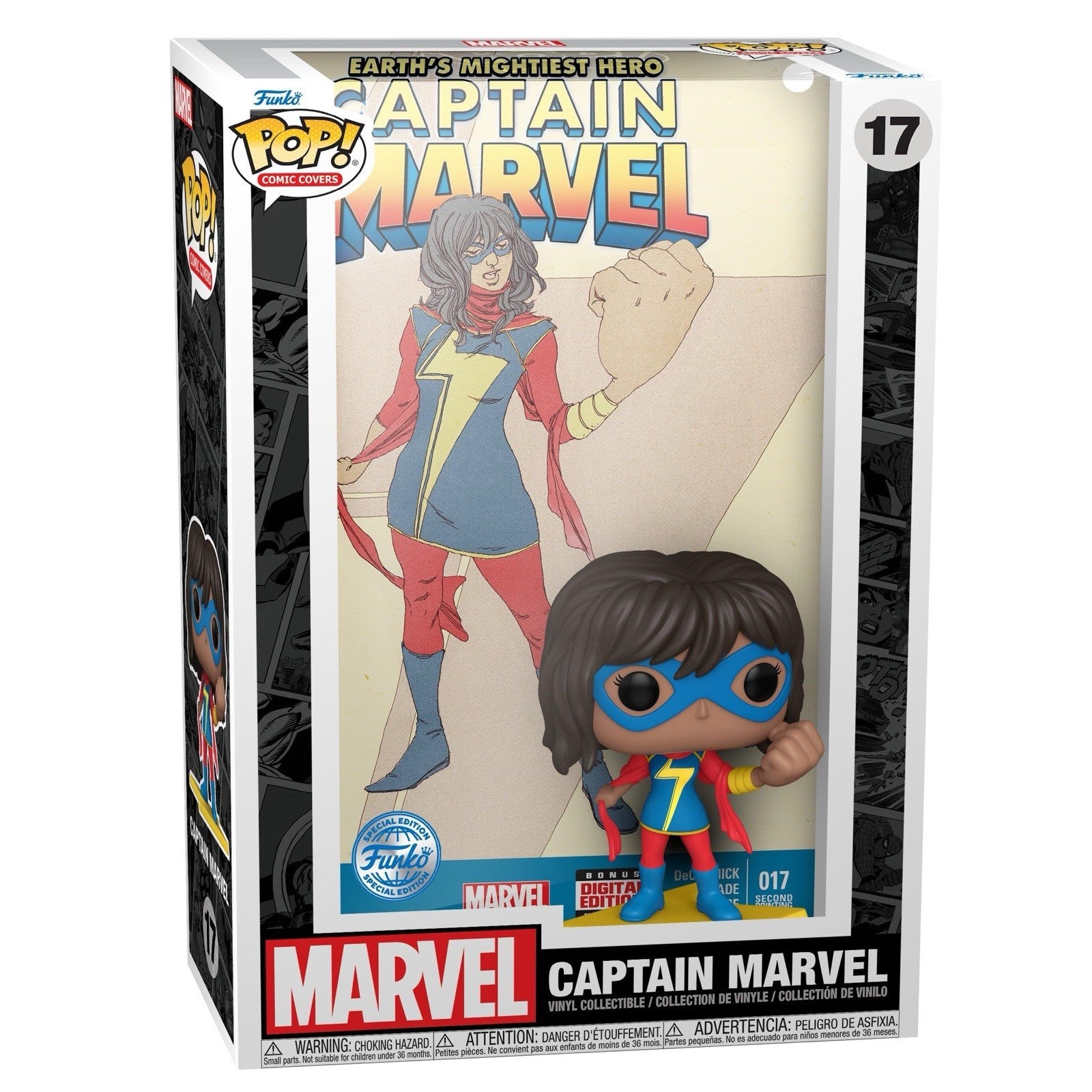 Funko Pop! Marvel Comic Covers - Captain Marvel (Kamala Khan) #17 Special Editio