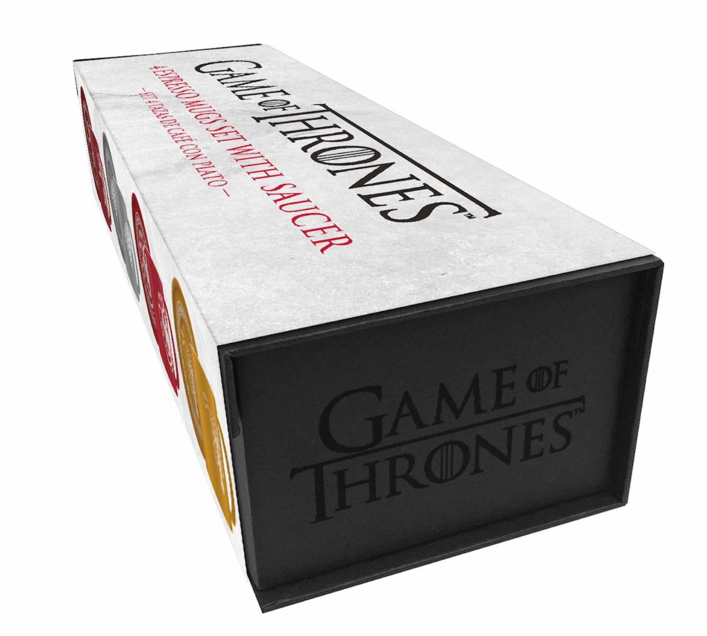 Game of Thrones Set of 4 Espresso Mugs with Saucers – House Sigils