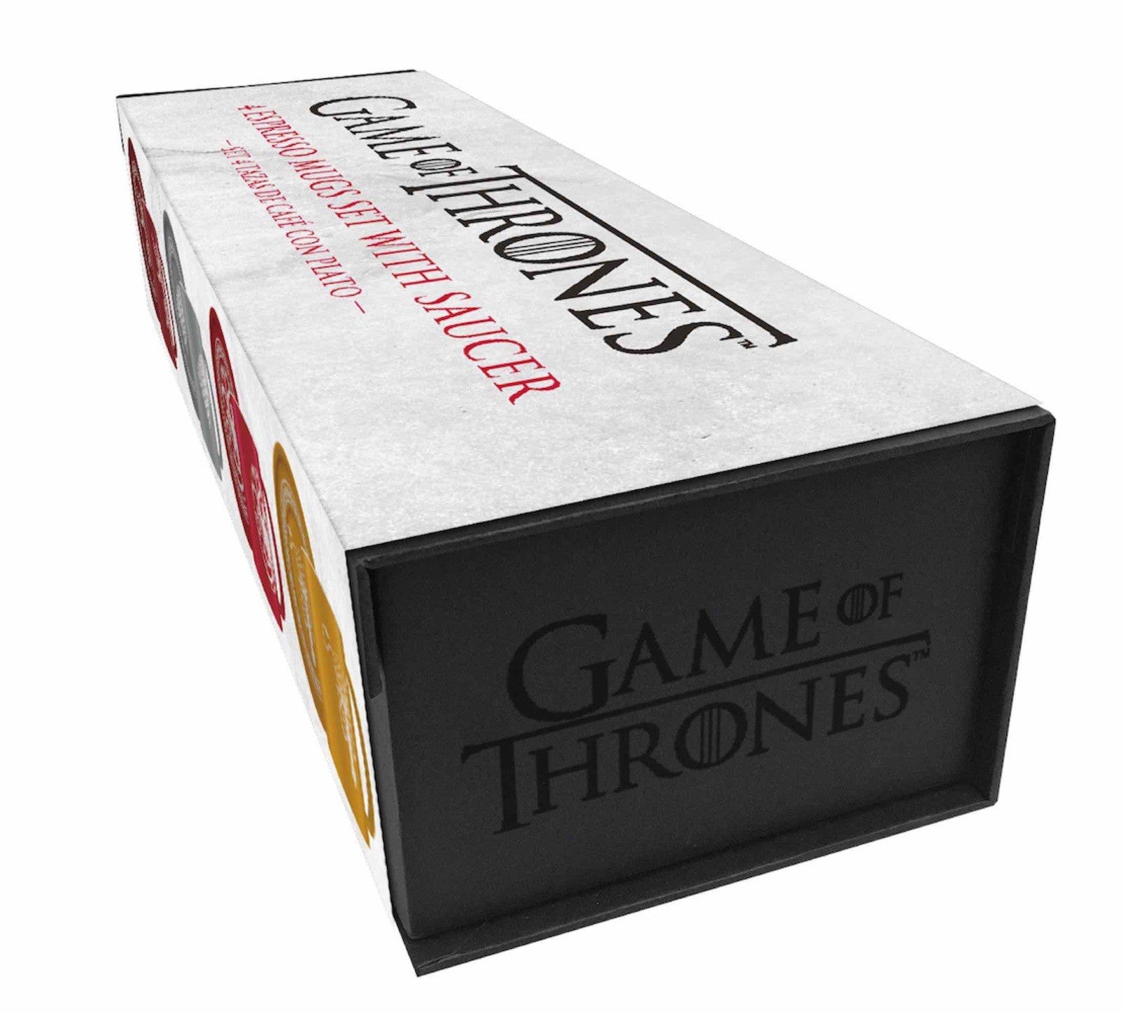 Game of Thrones Set of 4 Espresso Mugs with Saucers – House Sigils