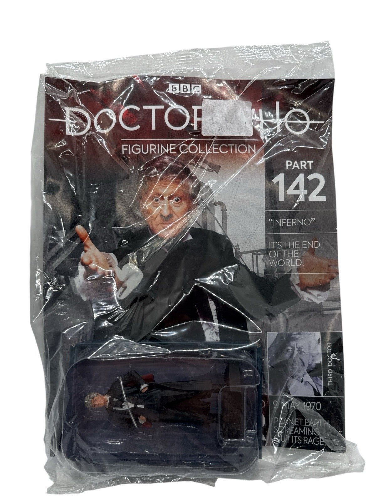 Eaglemoss Doctor Who Figurine Collection #142 The Third Doctor w/ Magazine