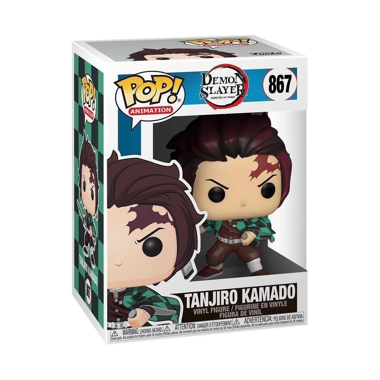 Funko Pop! Demon Slayer Tanjiro Kamado #867 Vinyl Figure Kimetsu No Yaiba