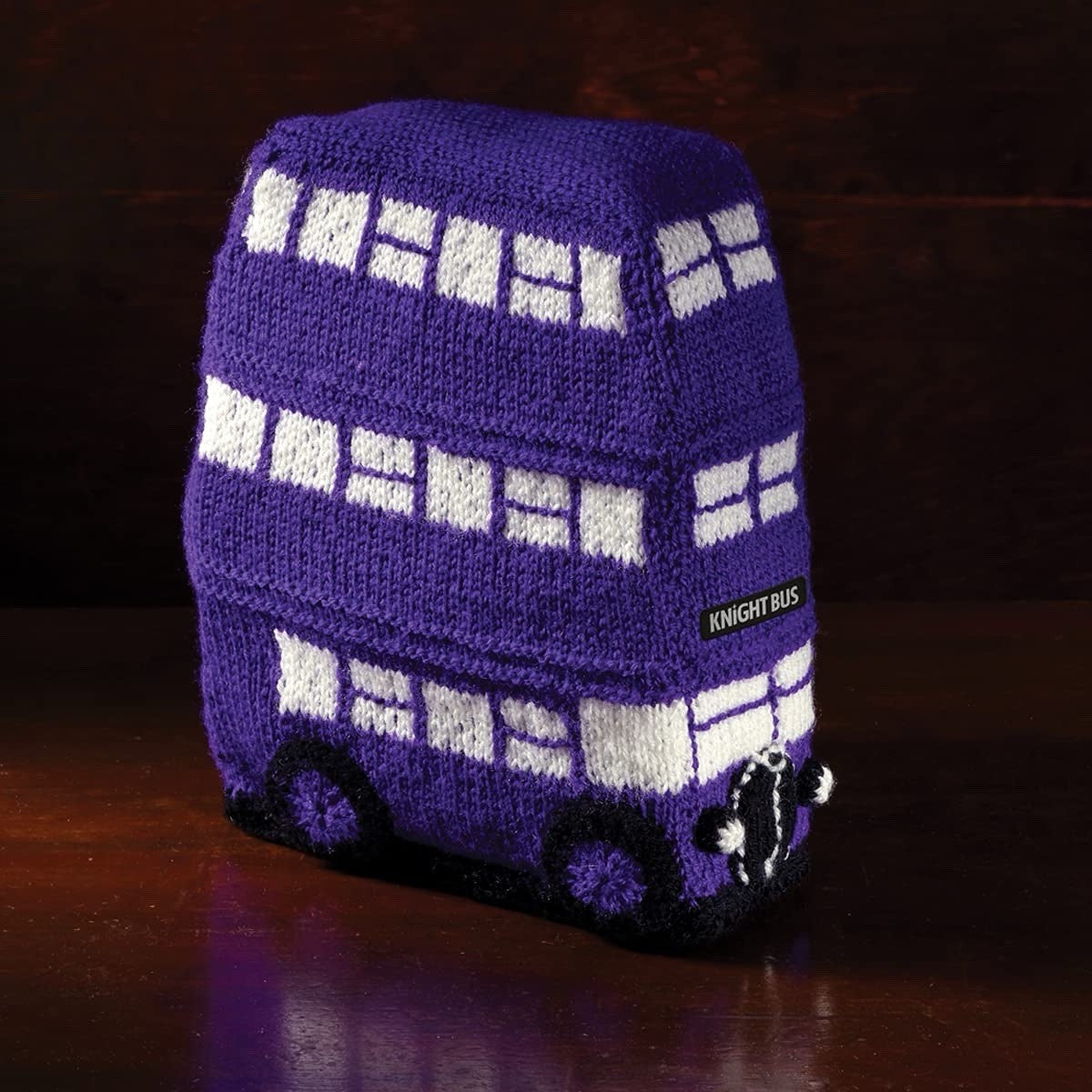 Eaglemoss Harry Potter Knight Bus Doorstop Knitting Kit Wizarding World (Damaged