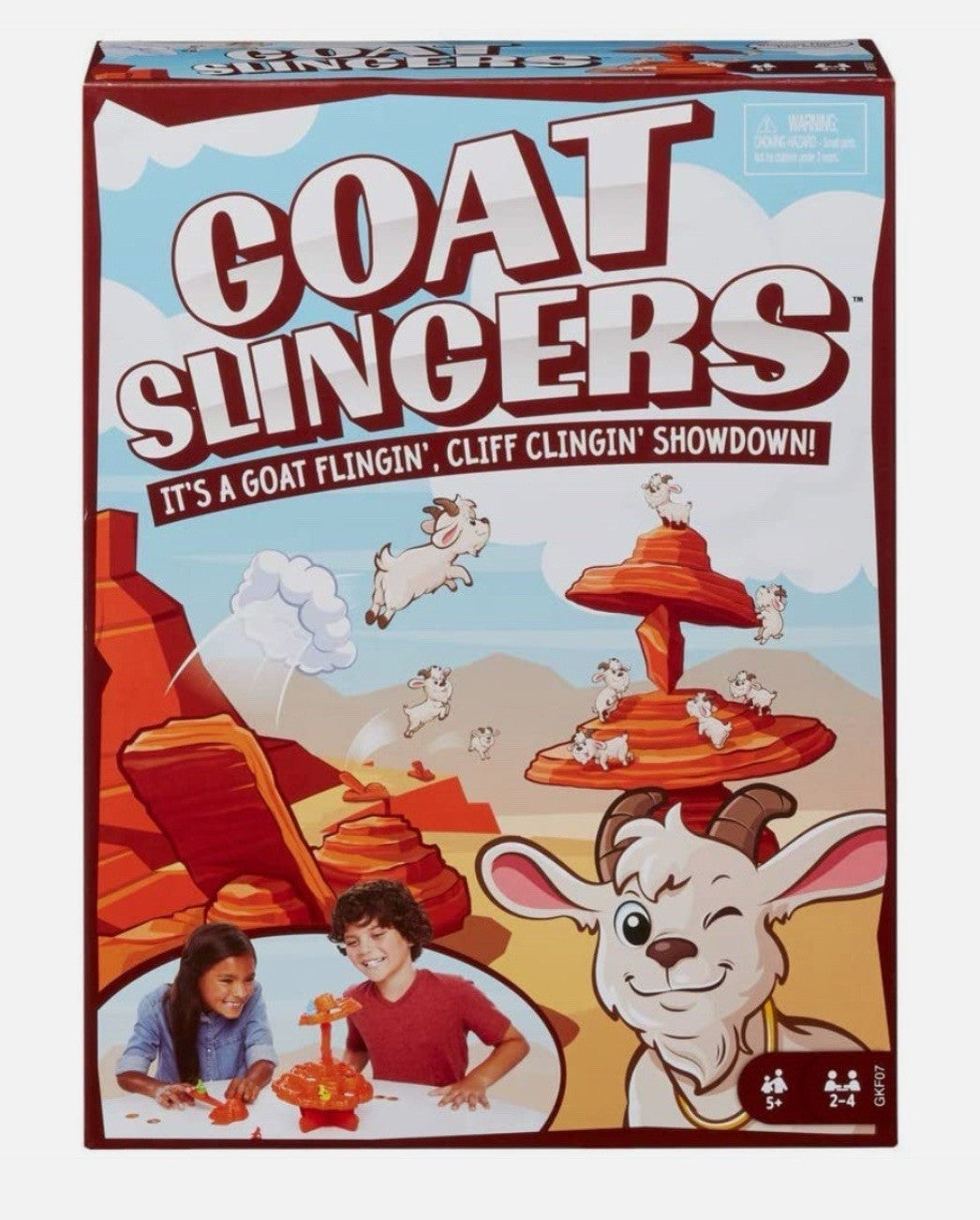 Goat Slingers Kids Game With Cliff Tower And Launcher