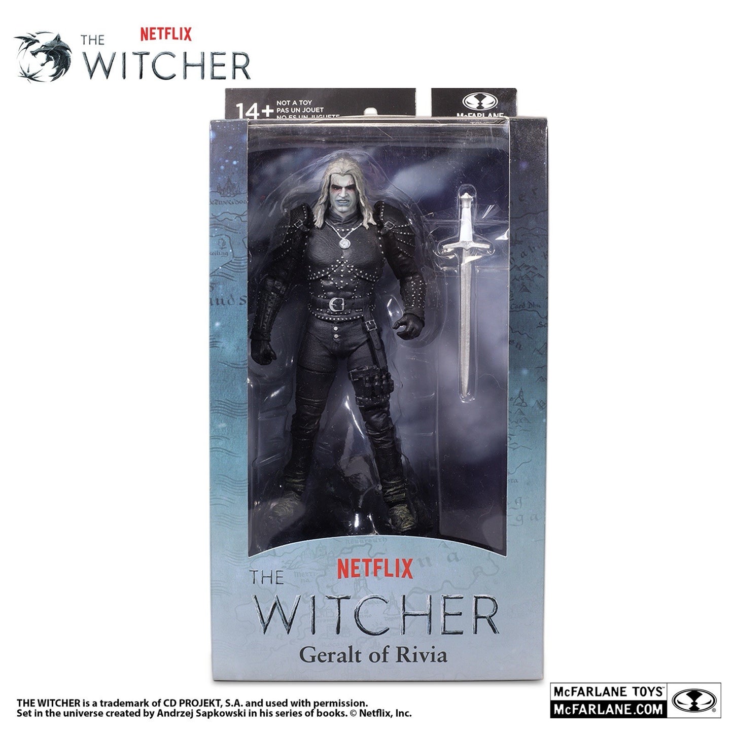 McFarlane Toys The Witcher Season 2 Geralt Of Rivia (Witcher Mode) 7” Figure