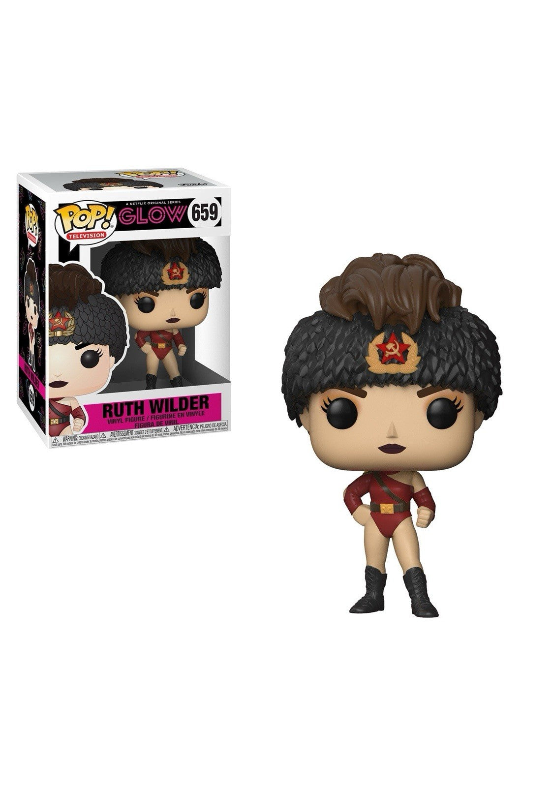 Funko Pop! Television GLOW Ruth Wilder Vinyl Figure #659 Netflix Series