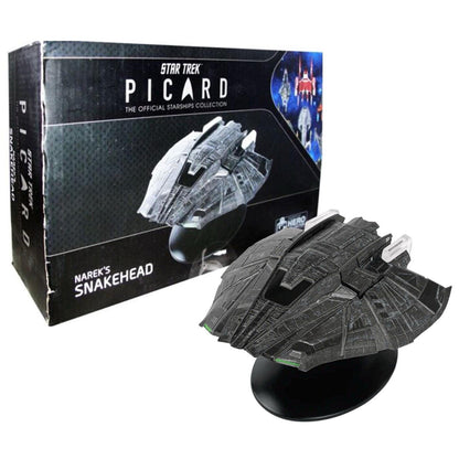 Eaglemoss Star Trek Picard Narek’s Snakehead Starship with Magazine