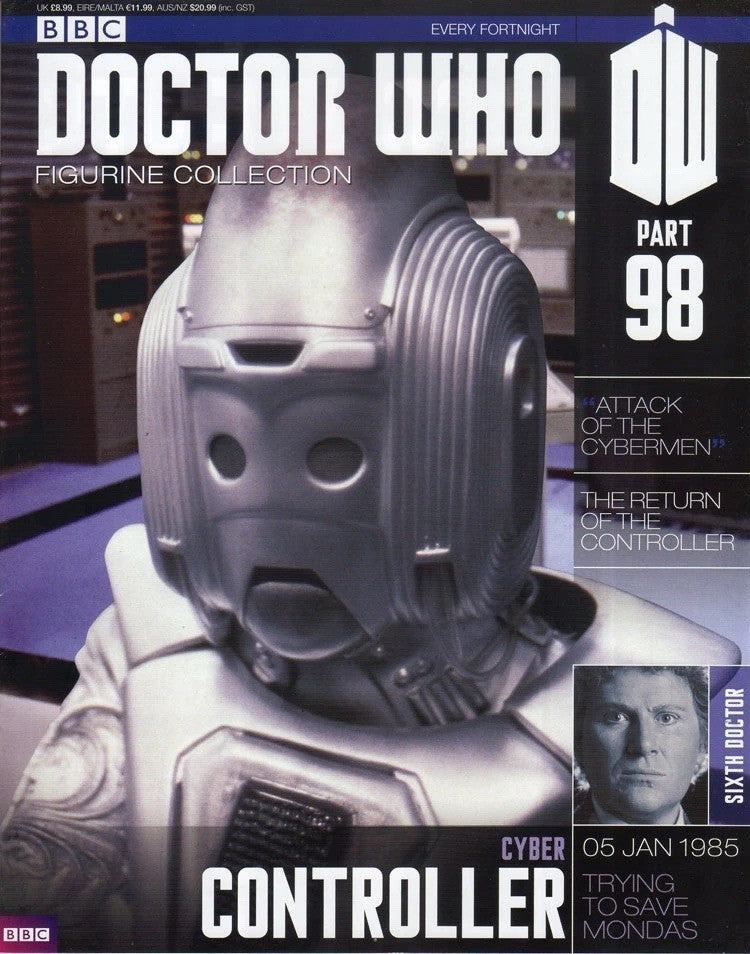 Eaglemoss Doctor Who Figurine Collection #98 Cyber Controller w/ Magazine