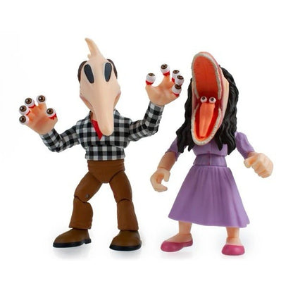 BST AXN Beetlejuice Scary Adam & Barbara Maitland Action Vinyls 2 Pack