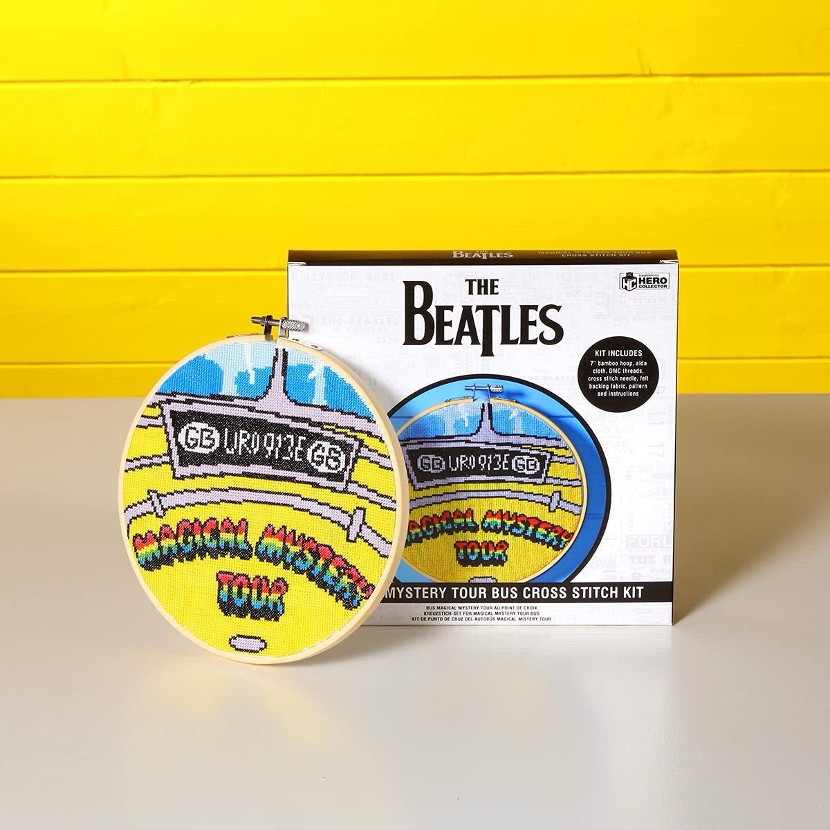 Eaglemoss The Beatles Magical Mystery Tour Bus Cross Stitch Kit
