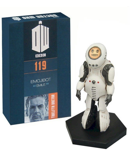 Eaglemoss Doctor Who Figurine Collection #119 Emojibot “Smile” w/ Magazine