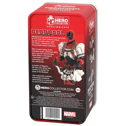 Eaglemoss Marvel Heavyweights Deadpool French Maid Metal Statue with Tin