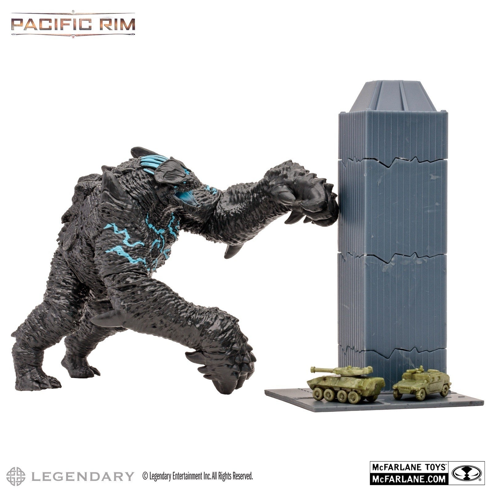 McFarlane Toys Pacific Rim Leatherback (Kaiju) Action Figure And Comic