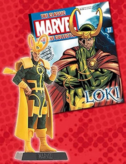 BROKEN EAGLEMOSS Classic Marvel Figurine Collection # 37 Loki 