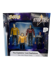 Star Trek FleXfigs The Captains 4-Pack Kirk, Pike, Picard & Sisko (Box Damaged)