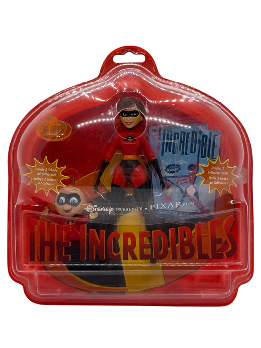 Disney The Incredibles Mrs Incredible & Jack-Jack Figure Disney Store 2004