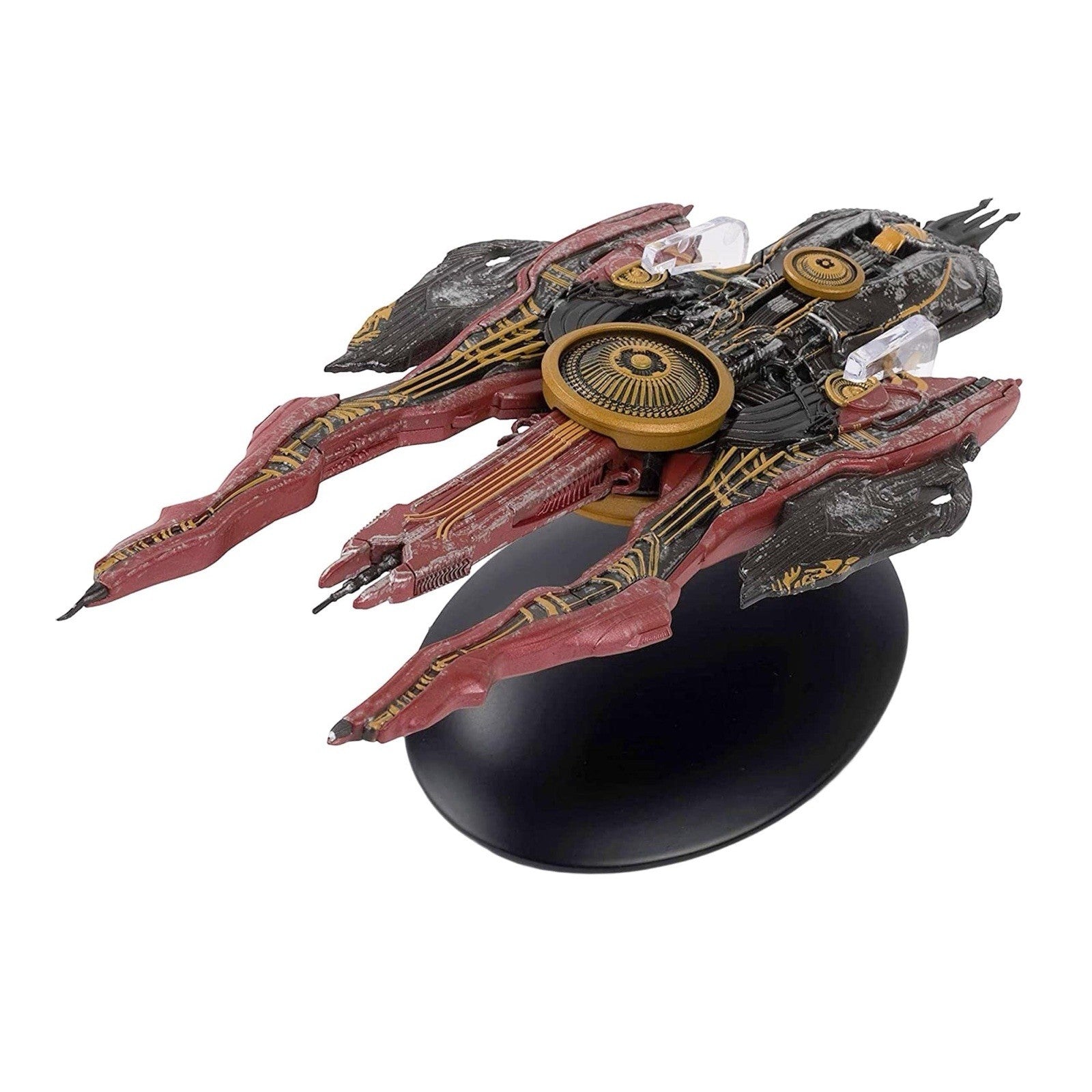 Eaglemoss Star Trek Discovery Klingon Qugh Class Starship with Magazine