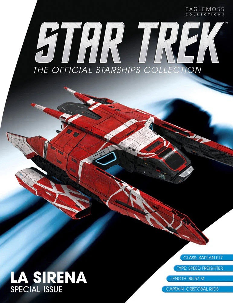 Eaglemoss Star Trek Picard La Sirena Starship Model with Magazine