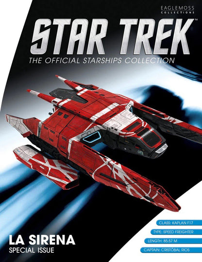 Eaglemoss Star Trek Picard La Sirena Starship Model with Magazine