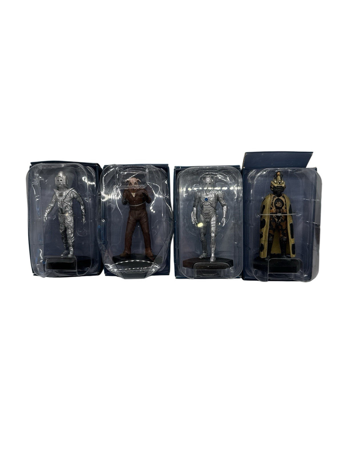 Eaglemoss Doctor Who Figurine Collection Lot of 4 (Boxes Worn/Damaged)