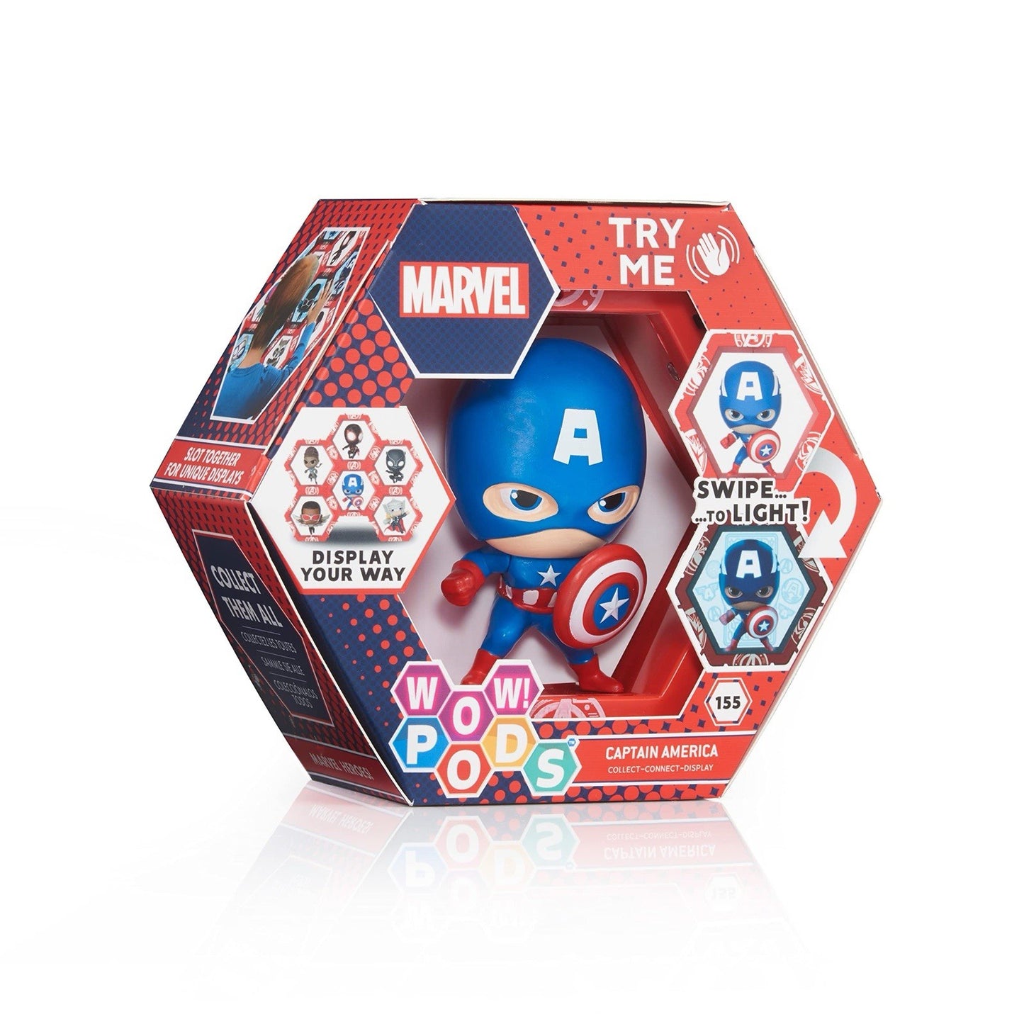 Marvel Wow! Pods Avengers Collection - Captain America - Light Up Collectible