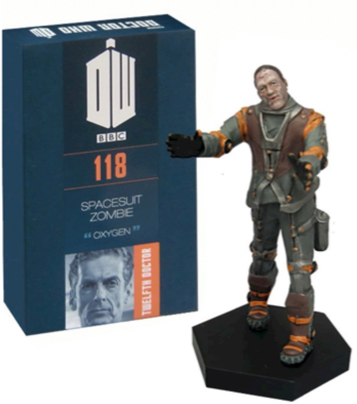 Eaglemoss Doctor Who Figurine Collection #118 Spacesuit Zombie w/ Magazine