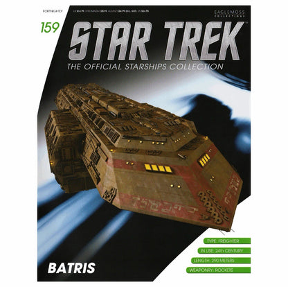 Eaglemoss Star Trek Official Starships Collection #159 Batris & Magazine