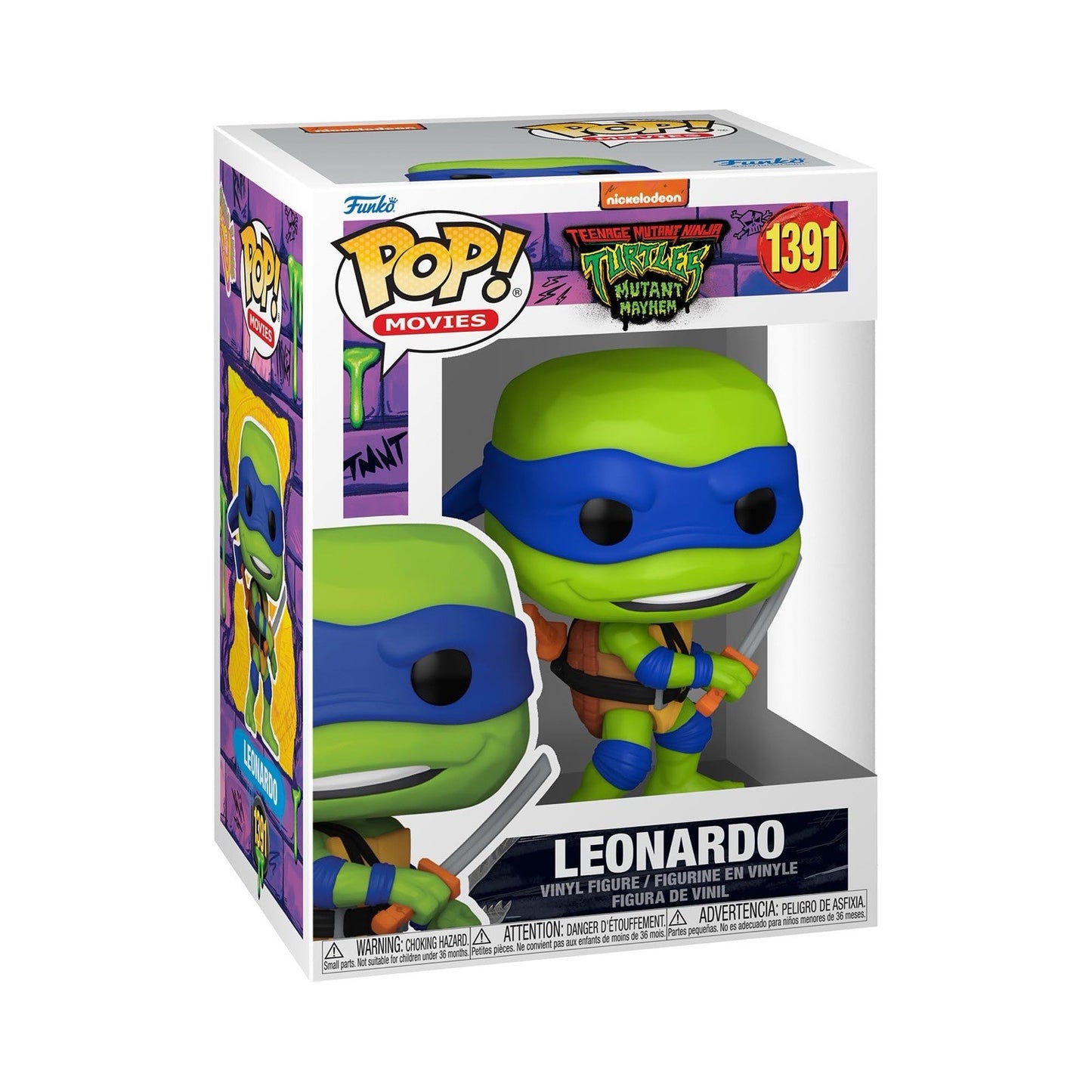 Funko Pop! Movies TMNT Mutant Mayhem Leonardo Vinyl Figure #1391
