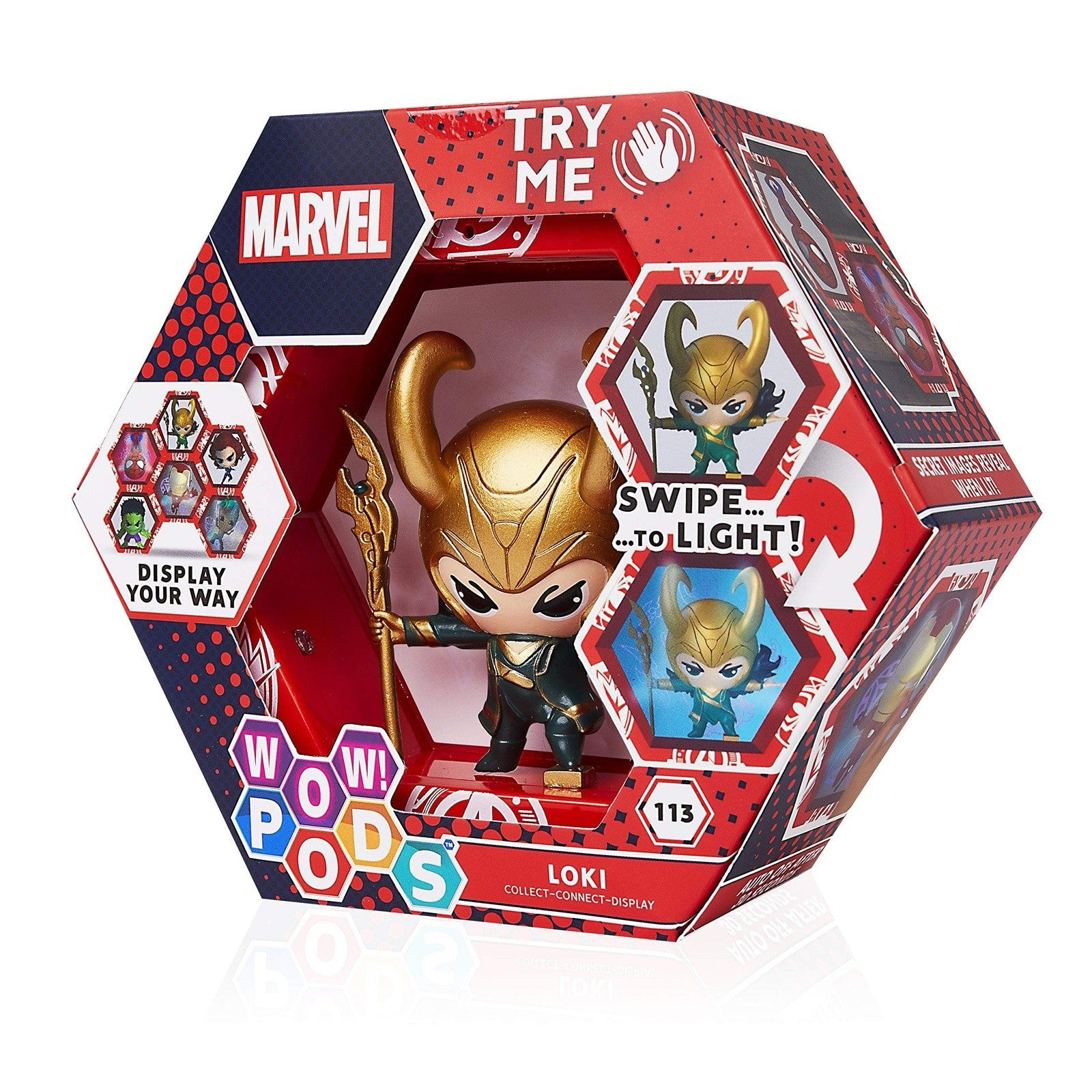 Marvel Wow! Pods Avengers Collection - Loki - Light Up Collectible