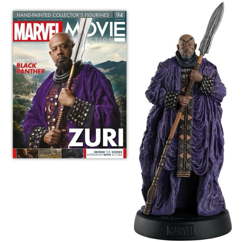 Eaglemoss Marvel Movie Figurine #94 Zuri Black Panther With Magazine