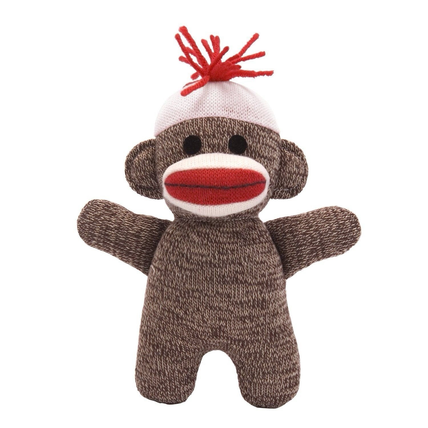 Sock Monkey Baby Schylling Brown Stuffed Animal 7" Toy Kids