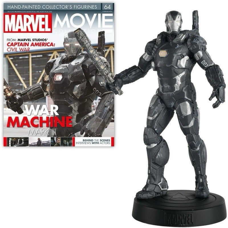 Eaglemoss Marvel Movie Collection #64 War Machine Figurine & Magazine Civil War