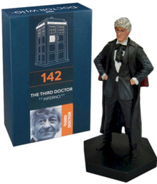 Eaglemoss Doctor Who Figurine Collection #142 The Third Doctor w/ Magazine