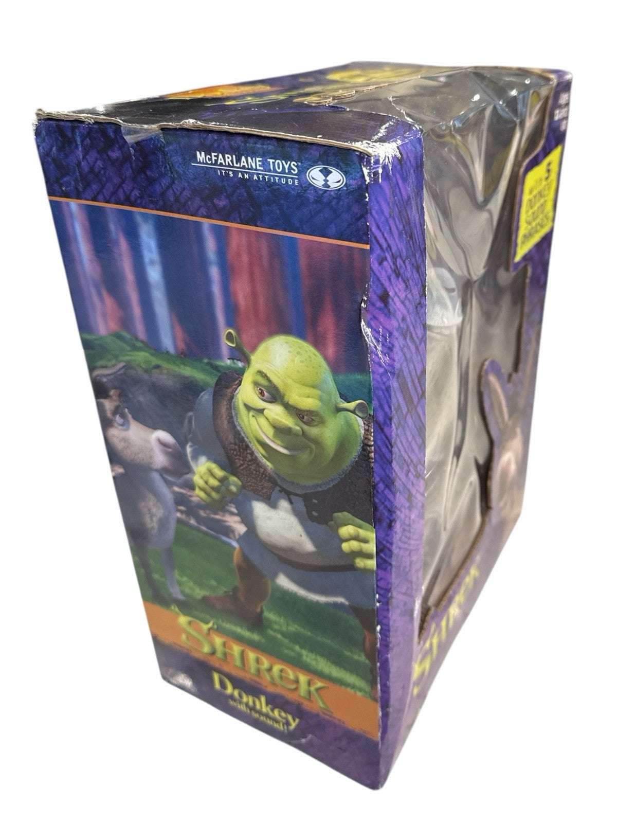 McFarlane Toys Shrek Donkey Talking Figure with Sound Phrases – Box Wear