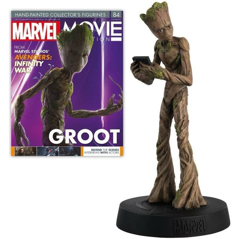 Eaglemoss Marvel Movie Collection #84 Groot Figurine with Magazine