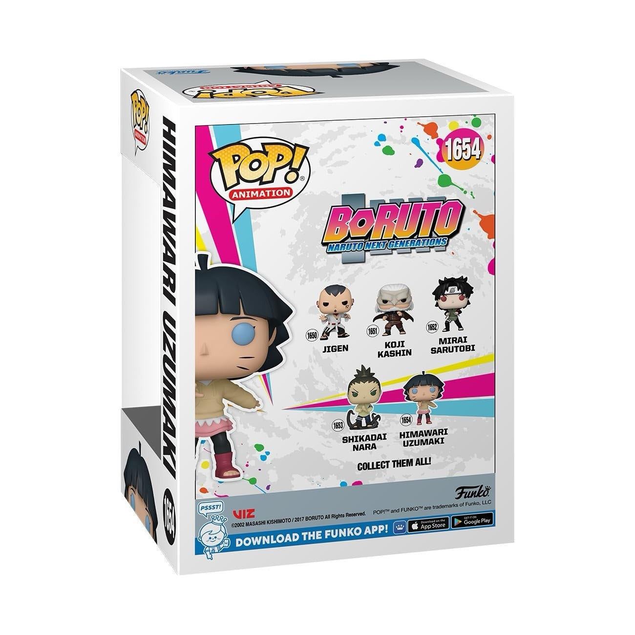 Funko Pop Himawari Uzumaki #1654 Boruto Naruto Next Generations Vinyl Figure
