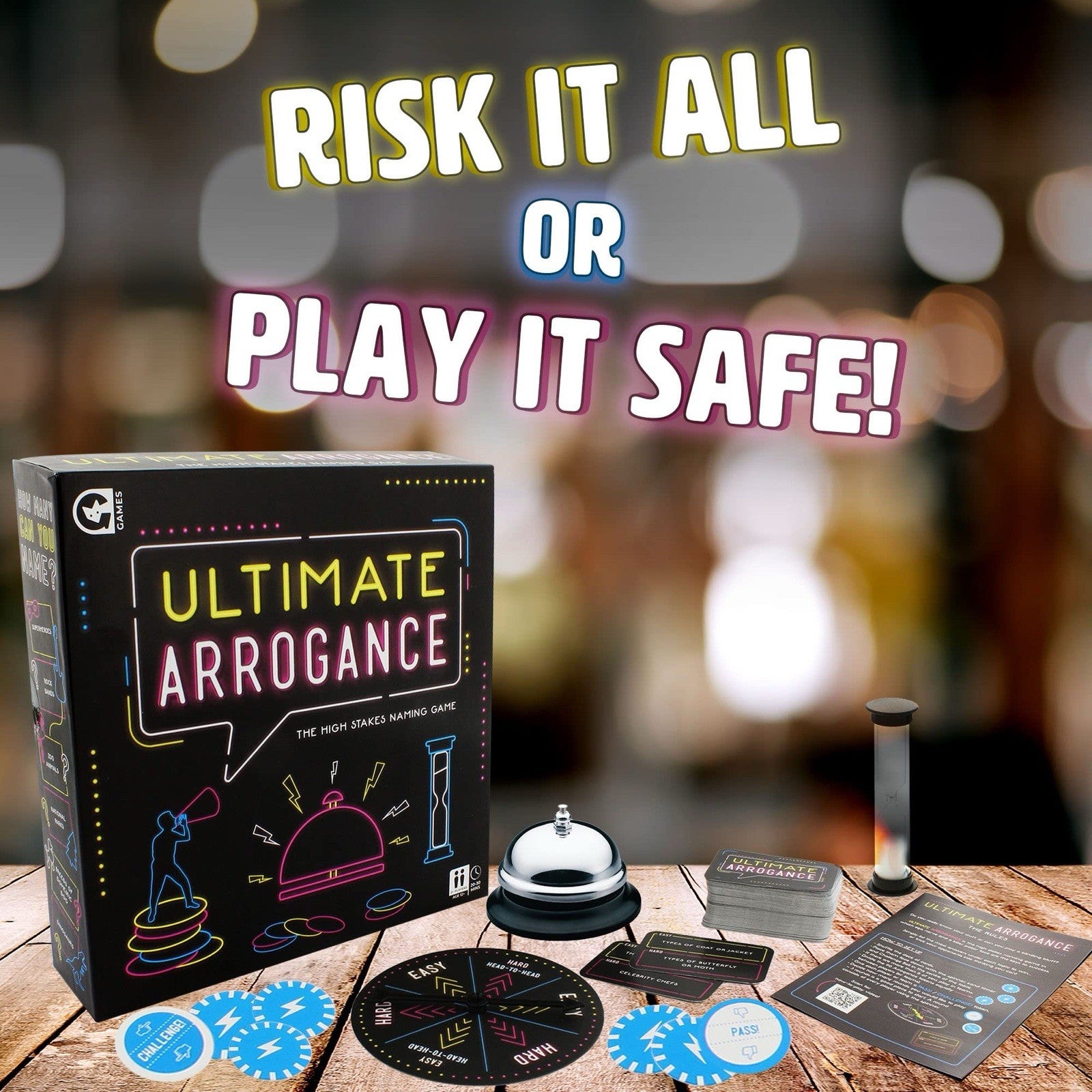 Ultimate Arrogance High Stakes Party Card Game (Damaged Box)