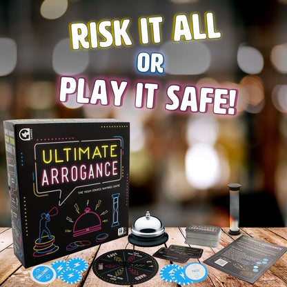 Ultimate Arrogance High Stakes Party Card Game (Damaged Box)